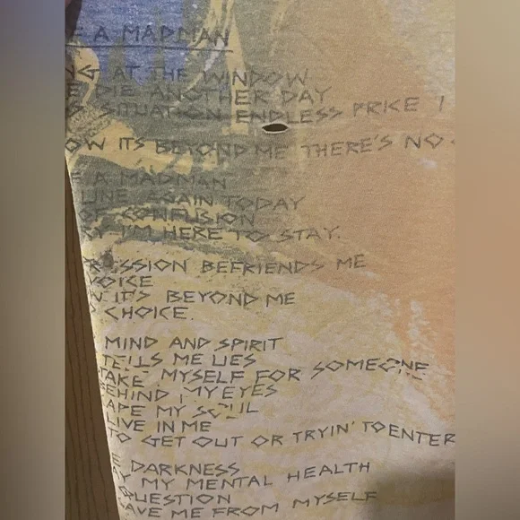 Vintage 1991 Ozzy Osbourne "Diary of a Madman" all-over print t-shirt - Picture 11 of 11